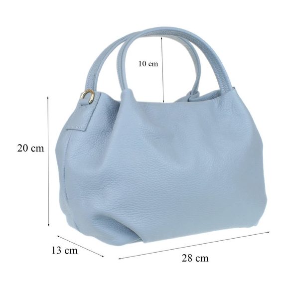 Bucket Genuine Leather Handbag Serenity C :| - Picture 2 of 6
